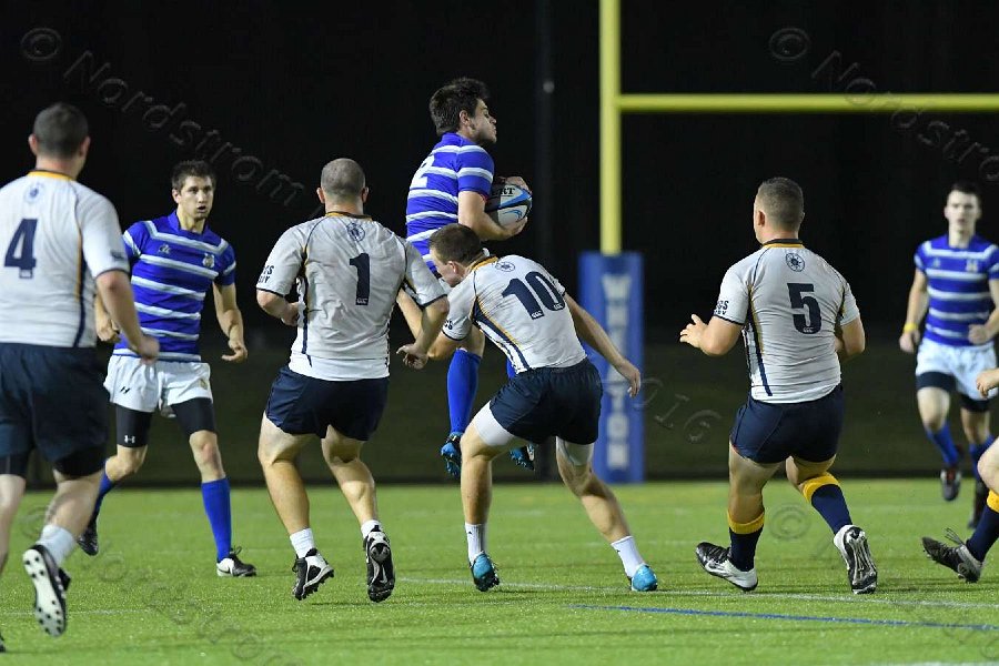 Wheaton Men\'s Rugby vs Mass Maritime.  Photo by Keith Nordstrom